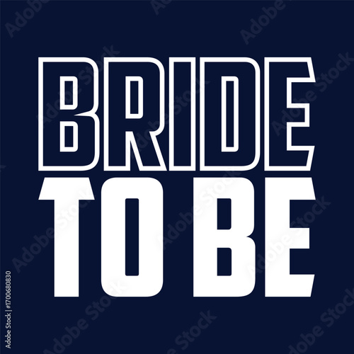Bride to be - Black hand lettered quote with diamond ring for greeting card, gift tag, label, wedding sets. Groom and bride design.
