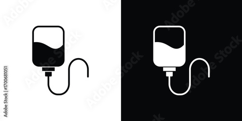 IV bag icon Concept. vector design and illustration.