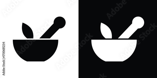 Herbal medicine icon Concept. vector design and illustration.