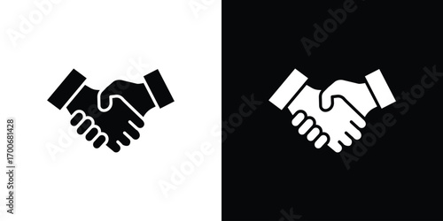 Handshake icon Concept. vector design and illustration.