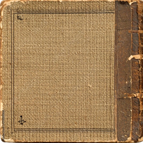Antique book cover