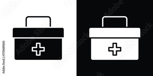 First aid kit icon Concept. vector design and illustration.