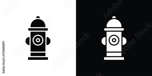 Fire hydrant icon Concept. vector design and illustration.