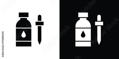 Essential oils icon Concept. vector design and illustration.