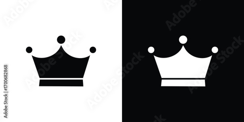 Crown icon Concept. vector design and illustration.