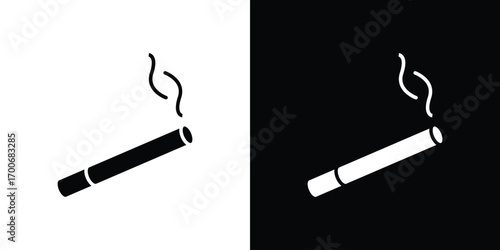 Cigarette icon Concept. vector design and illustration.