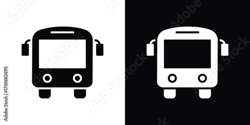 Bus icon Concept. vector design and illustration.