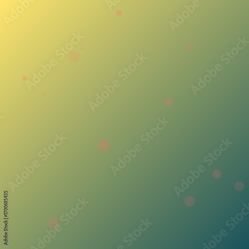 Soft Bokeh Circles on a Serene Green-Blue Gradient Background with Gentle Lighting