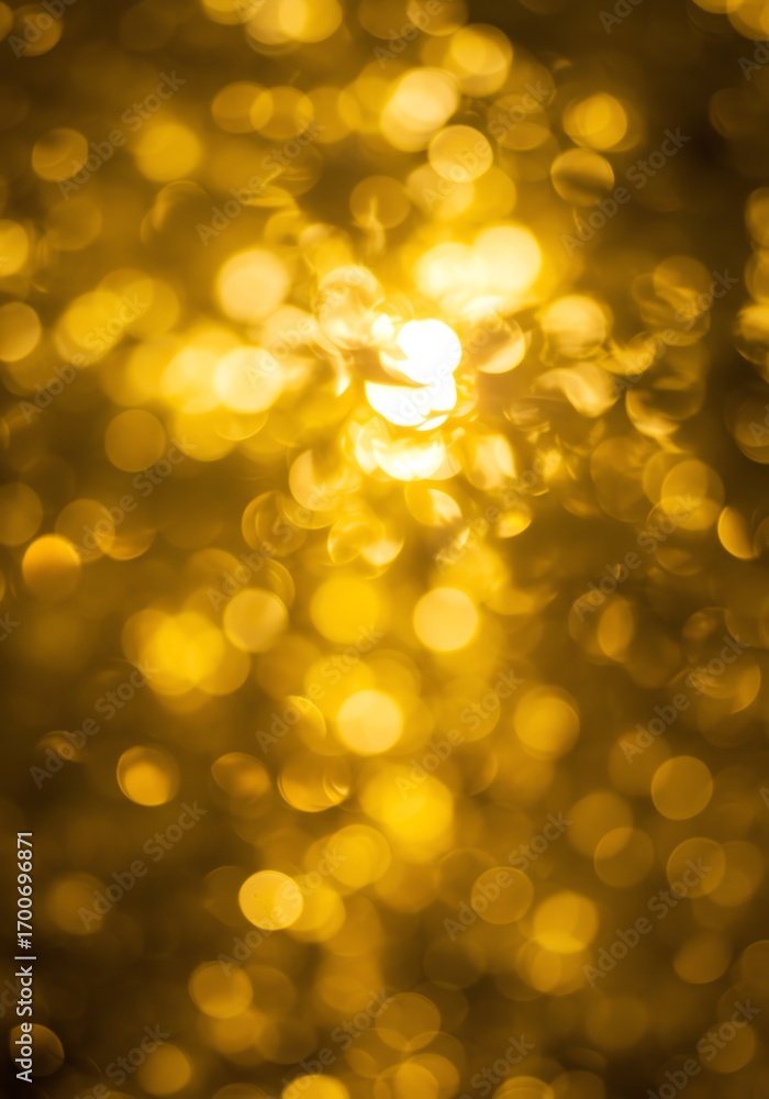 Obraz premium Golden Bokeh Lights Background