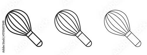 Beater icon Illustration Eps10. Line with editable stroke