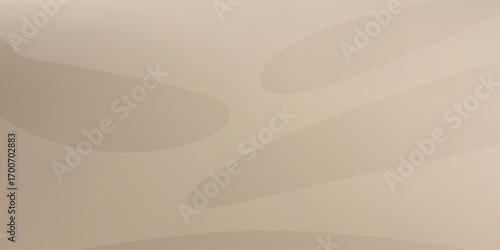 Silky white background with abstract waves. Smooth cotton and satin textures softly reflect light. Beige floating on the shadow. Vector illustration.