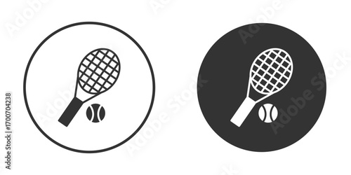 Tennis icon clipart flat designs. illustration vectors