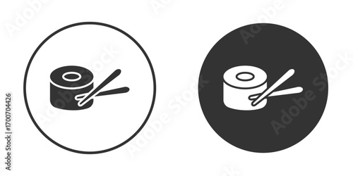 Sushi icon clipart flat designs. illustration vectors