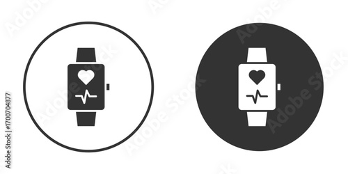 Smartwatch icon clipart flat designs. illustration vectors
