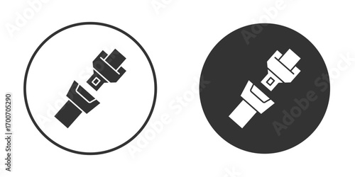 Seatbelt icon clipart flat designs. illustration vectors