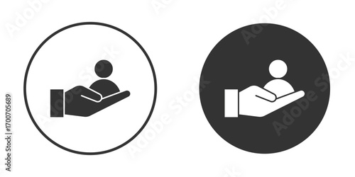Retention icon clipart flat designs. illustration vectors