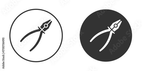 Pliers icon clipart flat designs. illustration vectors