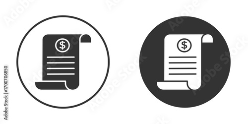 Payroll icon clipart flat designs. illustration vectors