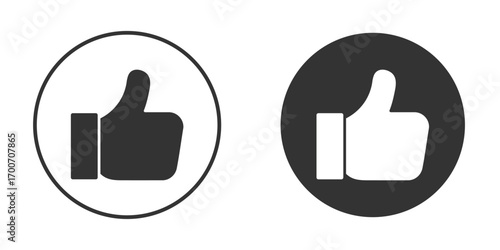 Like icon clipart flat designs. illustration vectors