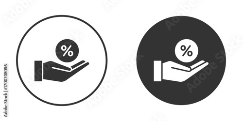Interest icon clipart flat designs. illustration vectors