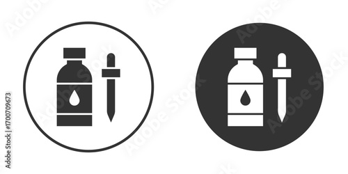 Essential oils icon clipart flat designs. illustration vectors