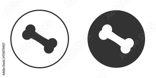 Bones icon clipart flat designs. illustration vectors