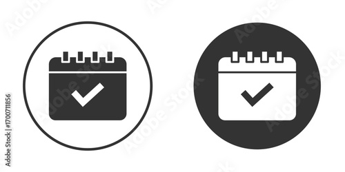Appointment icon clipart flat designs. illustration vectors