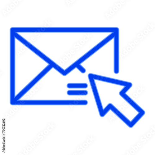 The mail envelope icon serves as a versatile communication symbol for digital contact and business messages