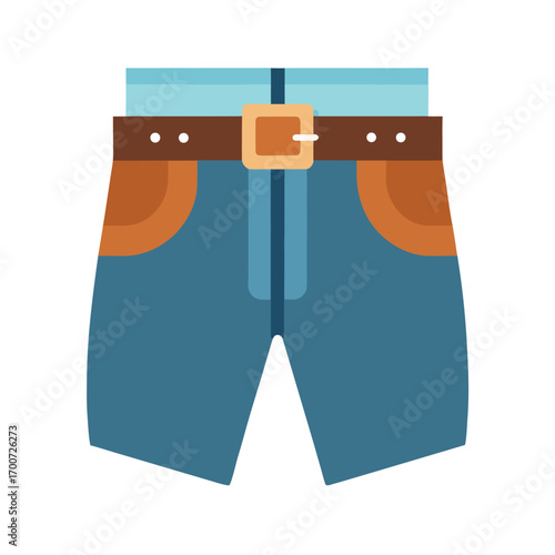 Denim shorts