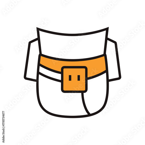 Orange tool belt