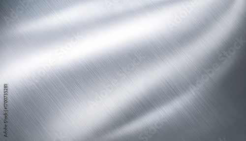 white polished metal texture holographic effect light glossy surface empty background