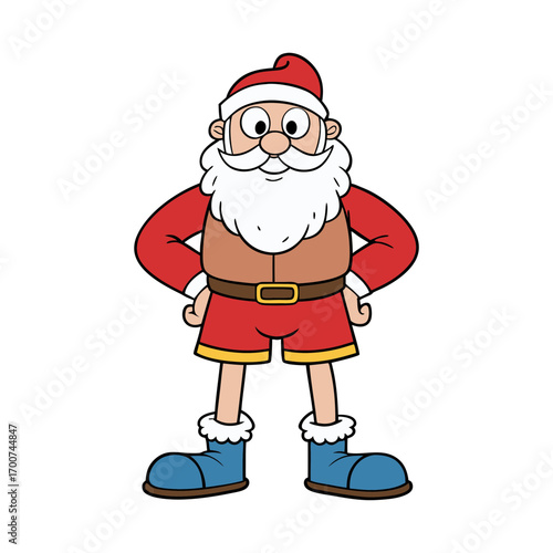 cartoon santa claus