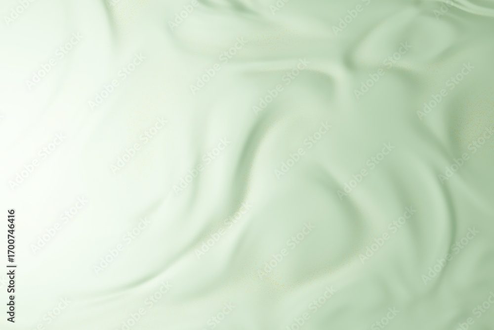 Obraz premium Light jade luxury texture imitating silk with folds and glitter. Light is coming from left