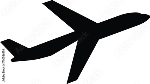 Take off with this bold airplane symbol, perfect for travel ads, aviation themes, or transportation app designs, convey movement and wanderlust now