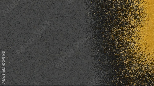 Abstract grainy banner background, golden gray yellow black noise texture poster cover header backdrop design