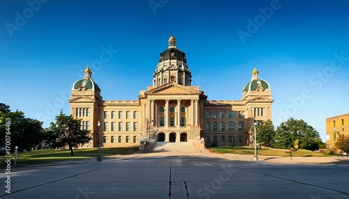 old capitol building downtown iowa city
