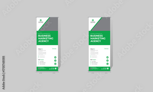  Business Solution Roll-Up Banner