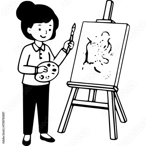 Woman Art Icon