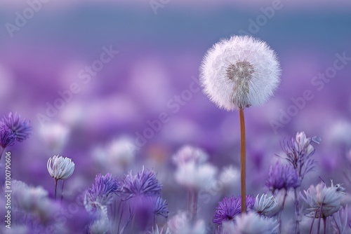 purple thistle flower