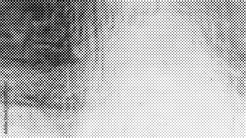 Abstract stop motion graphic with grunge halftone dot overlay for creative backgrounds	