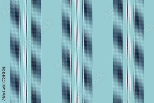 Sustomized textile pattern seamless, cosy texture background stripe. Gcratched fabric vertical lines vector in light and blue colors.