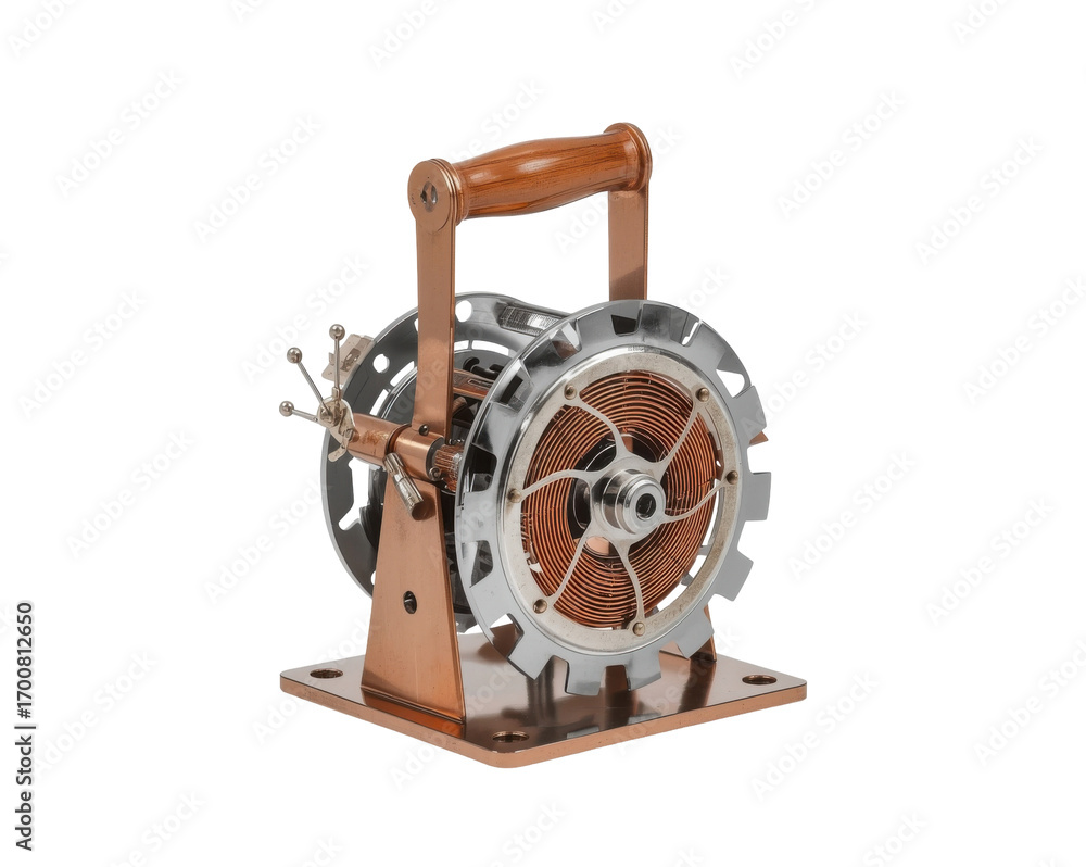 Obraz premium Elaborate Machine with Intricate Details, Reflecting Fine Craftsmanship and Precision Engineering