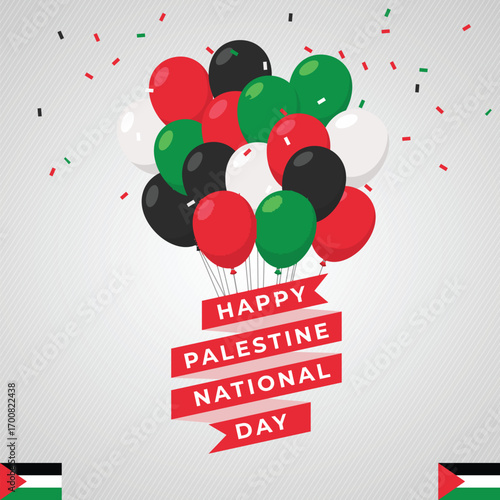 PALESTINE Background for Festivals and National Days Celebrations