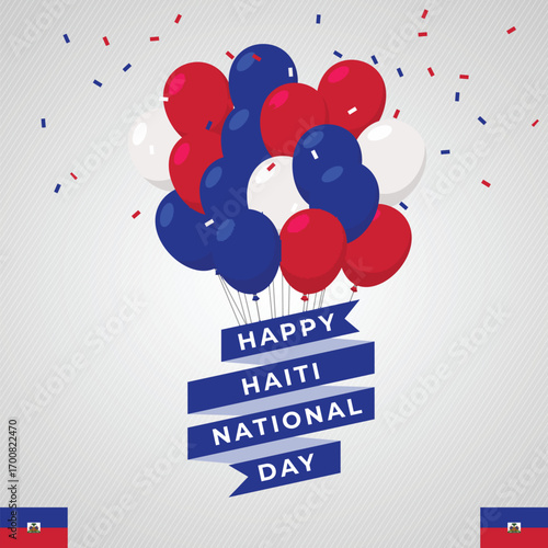 HAITI Background for Festivals and National Days Celebrations