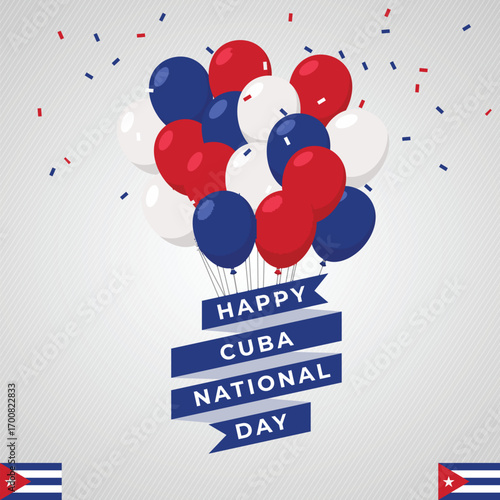 CUBA Background for Festivals and National Days Celebrations