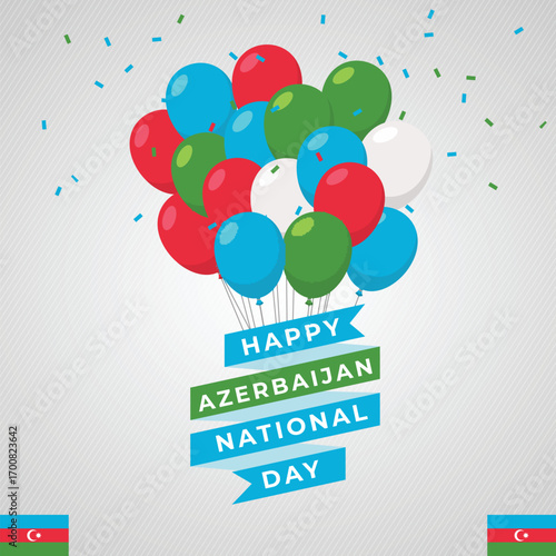 AZERBAIJAN Background for Festivals and National Days Celebrations