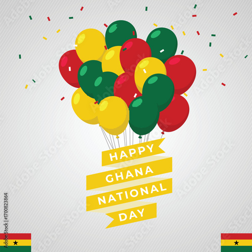 GHANA Background for Festivals and National Days Celebrations