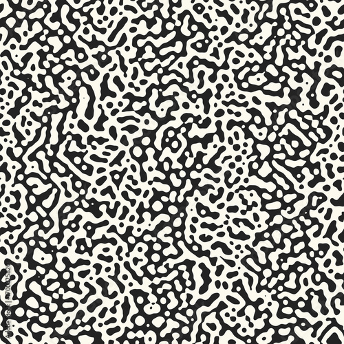 Black And White Abstract Mottled Pattern