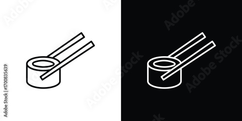 Sushi icon logo template designs.