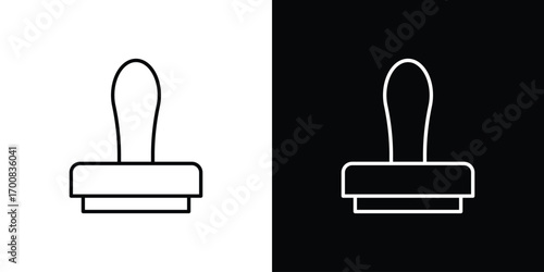 Stamp icon logo template designs.